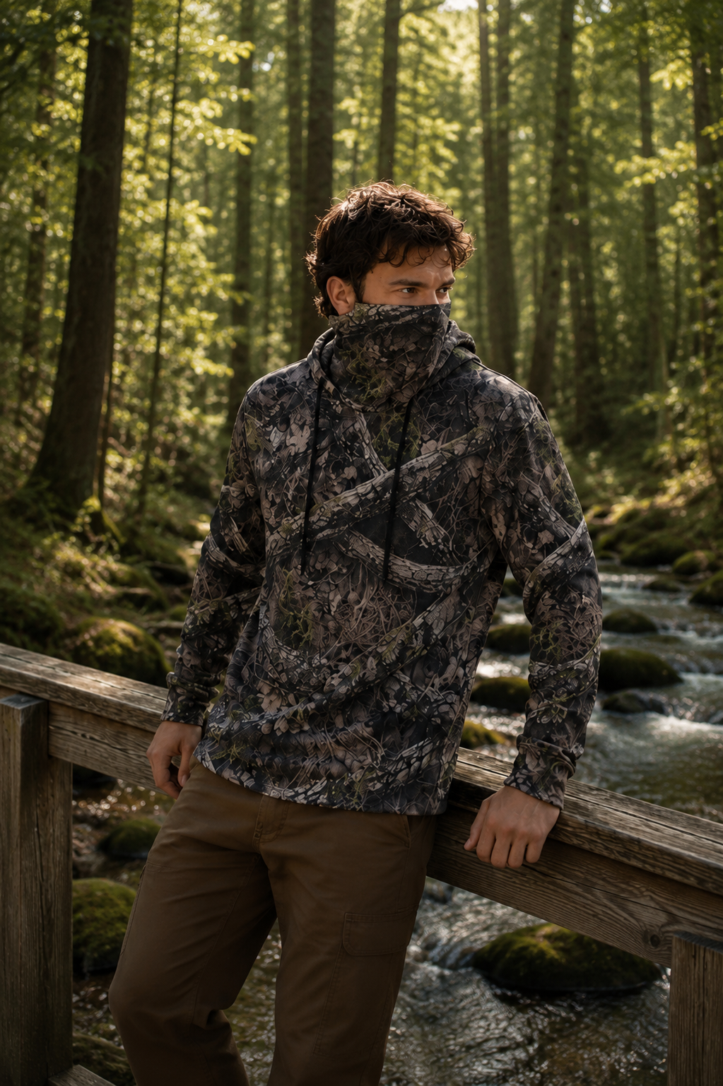 Timberfade™ Pullover Hoodie With Neck Gaiter