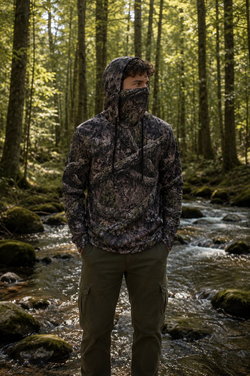 Timberfade™ Pullover Hoodie With Neck Gaiter