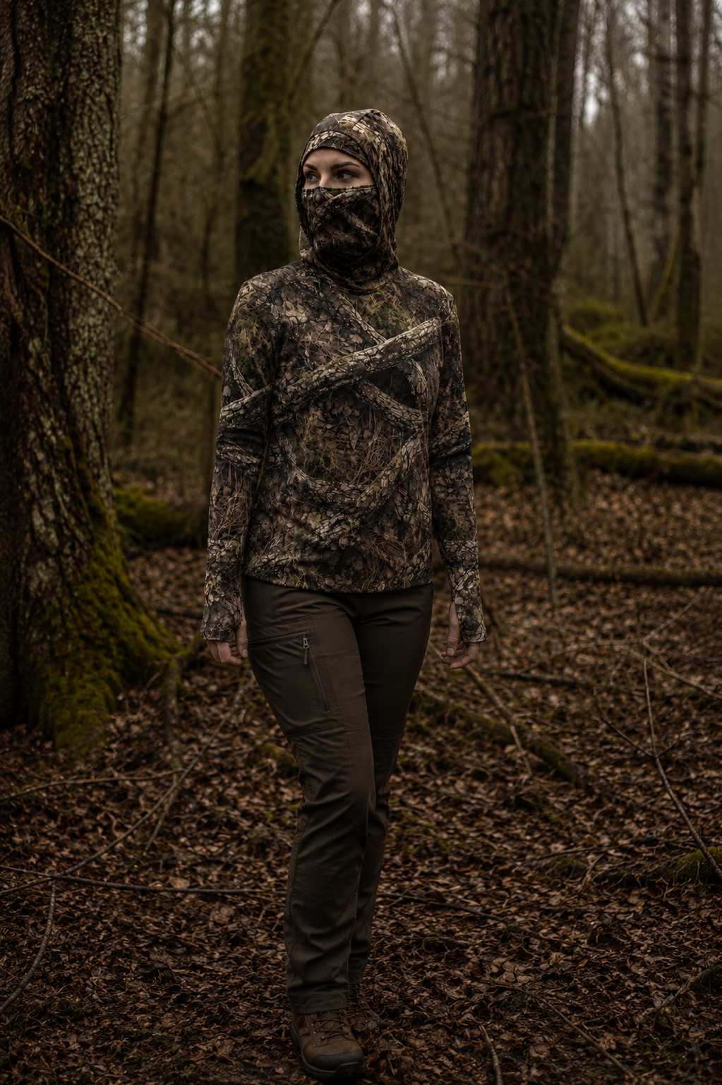 Timberfade™ Pullover Hoodie With Neck Gaiter