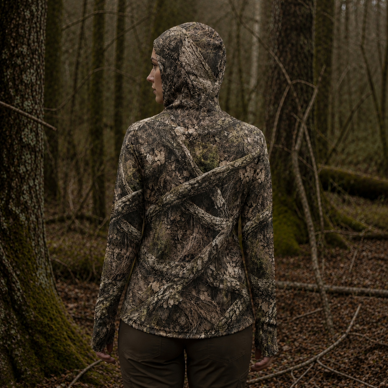 Timberfade™ Pullover Hoodie With Neck Gaiter